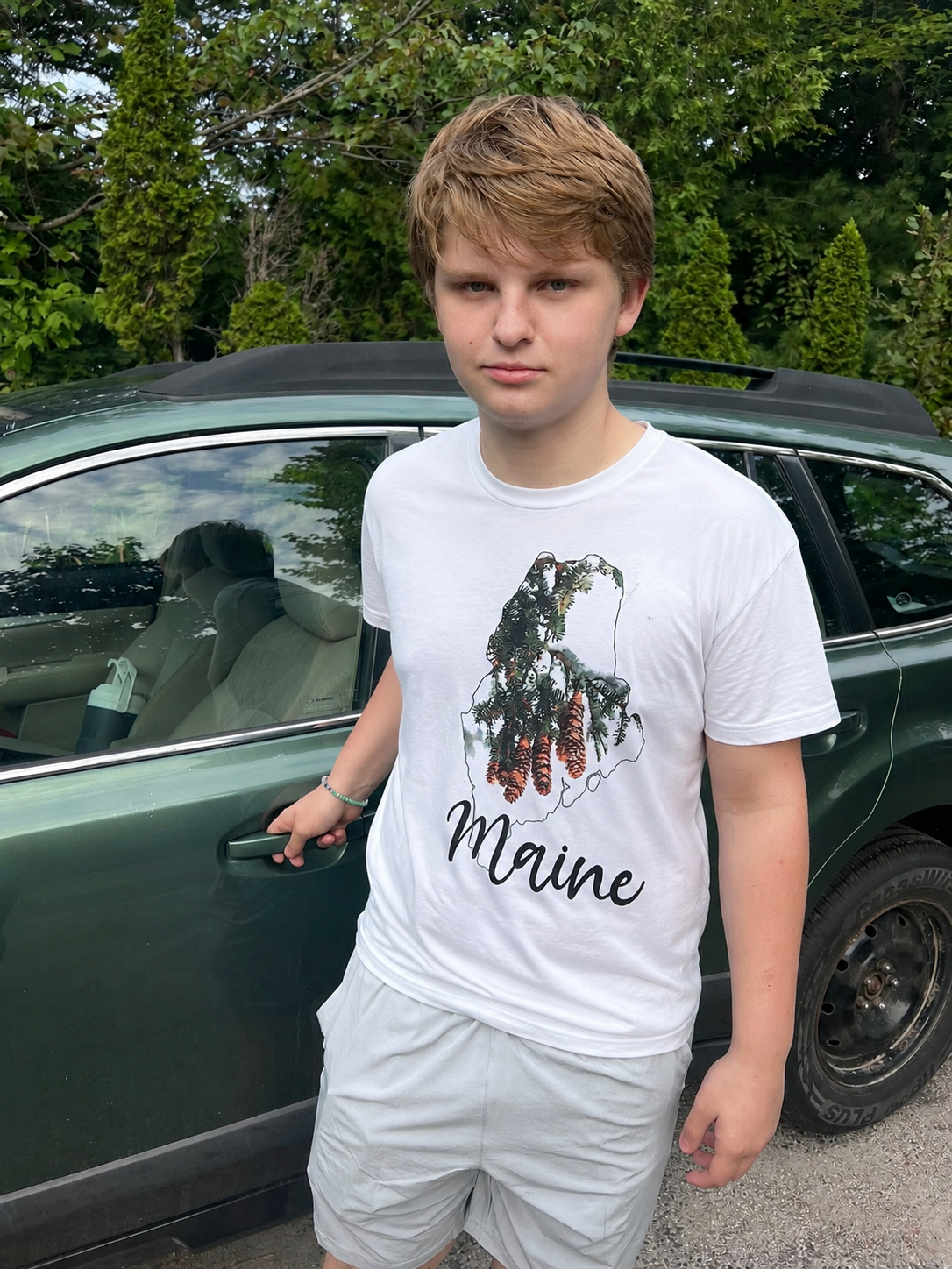 T shirt Maine Pinecones
