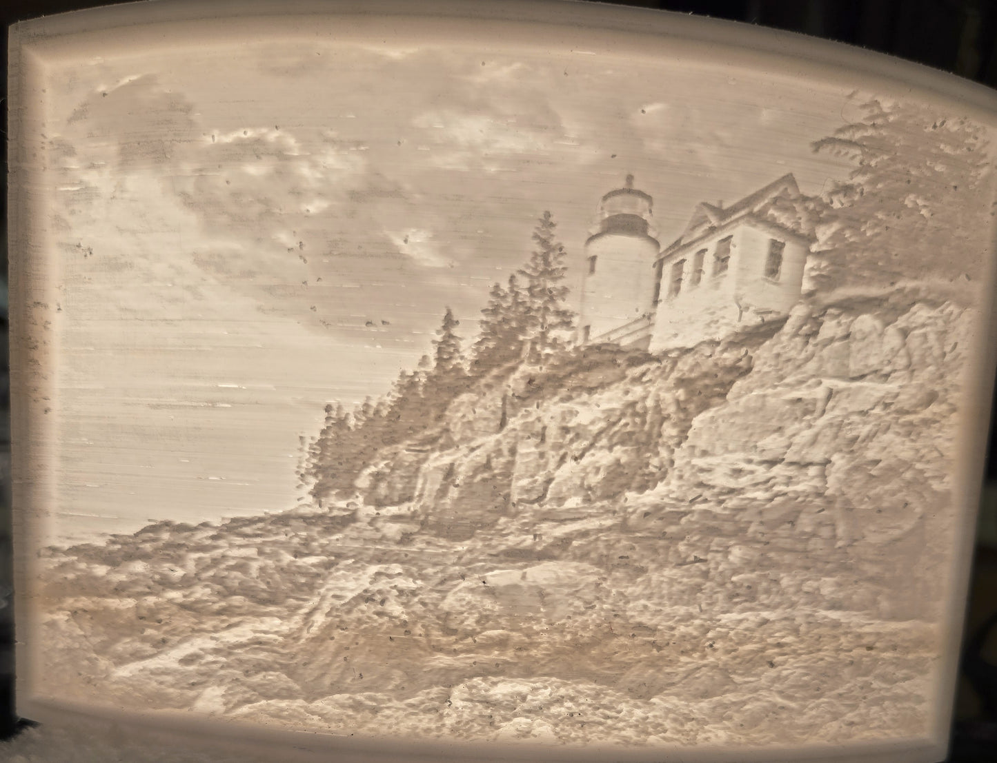 Lithophane Light House