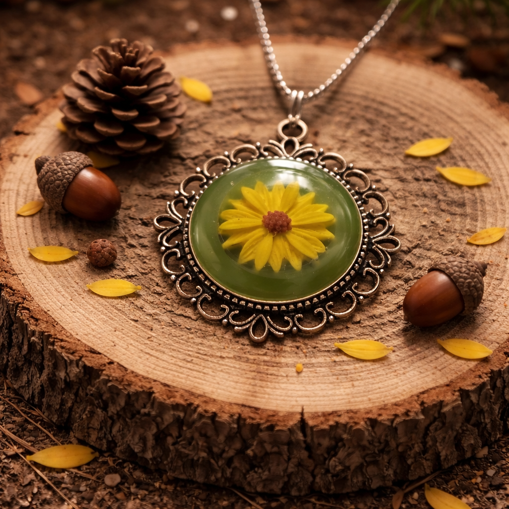 Sunflower Necklace
