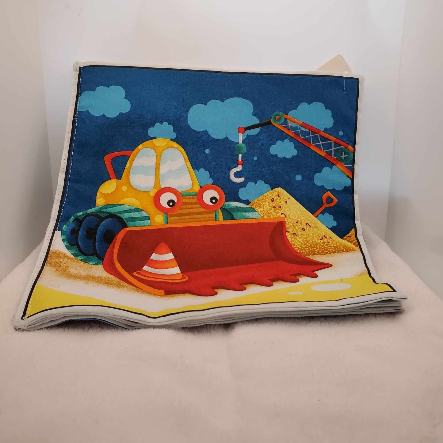 Cloth Baby Book Trucks