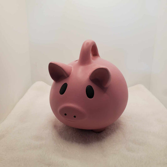 Piggy Bank ceramic hand painted