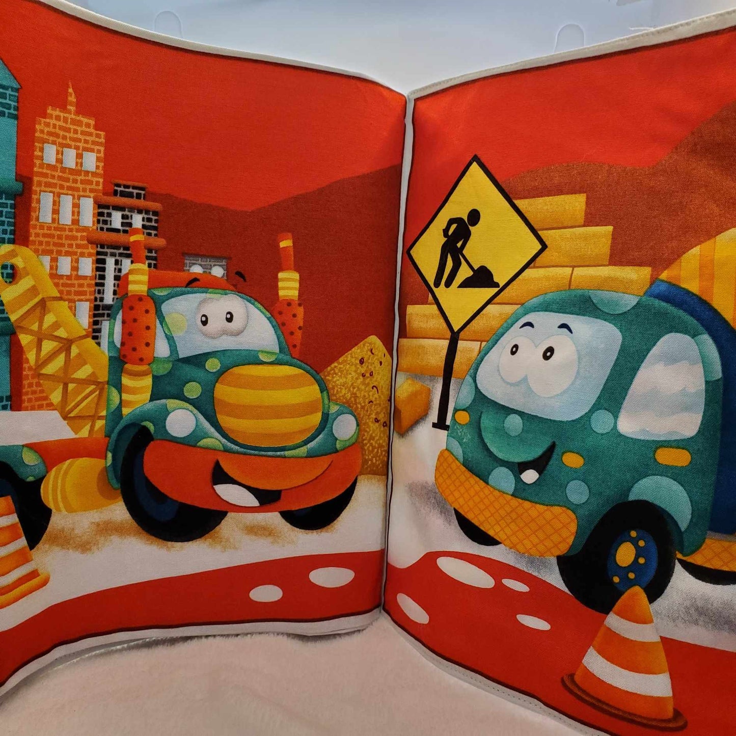 Cloth Baby Book Trucks