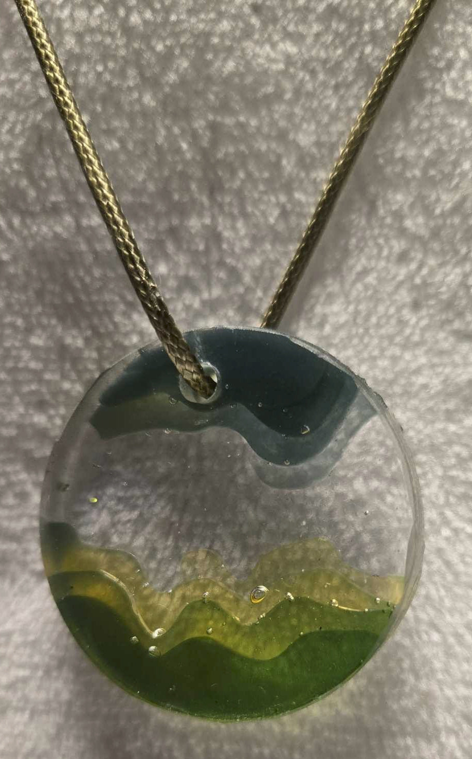 Layered Green Necklace