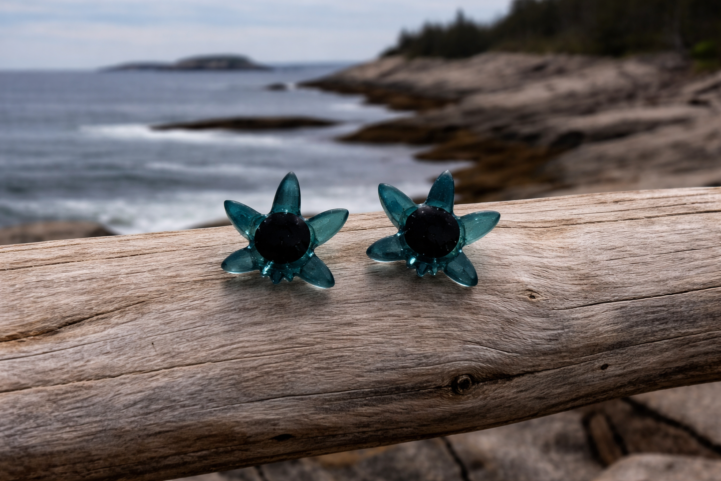 Pot Leaf Resin Earrings