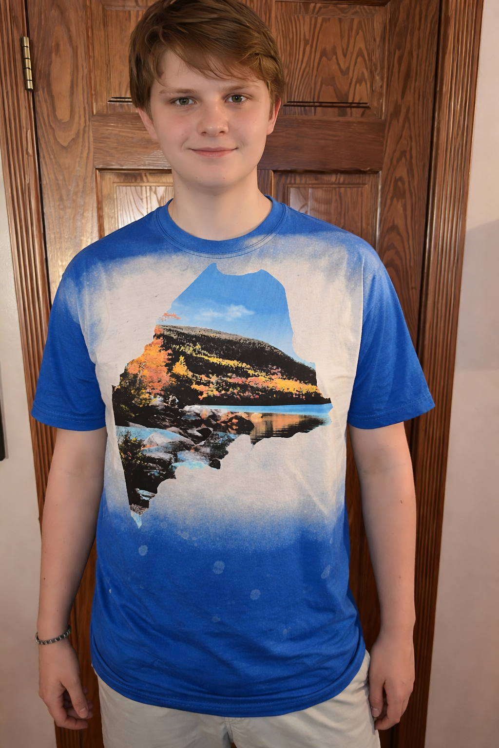 T shirt Maine State scenic