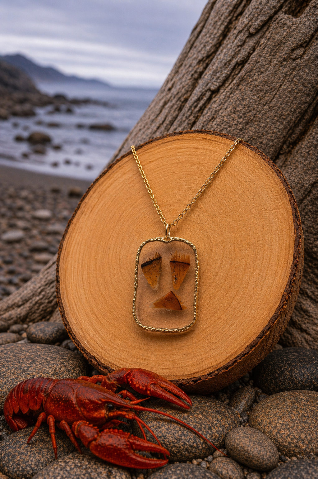 Lobster Notch Necklace 3 Notches