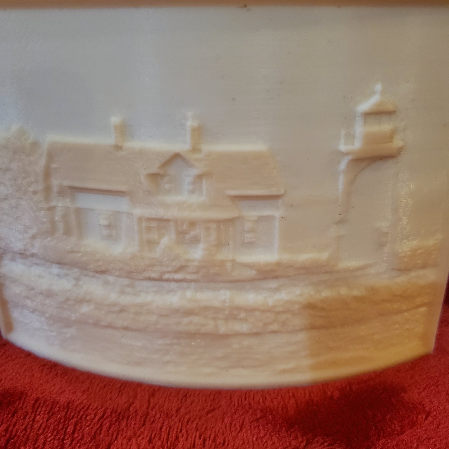Gull Cottage Lithophane Puck Light