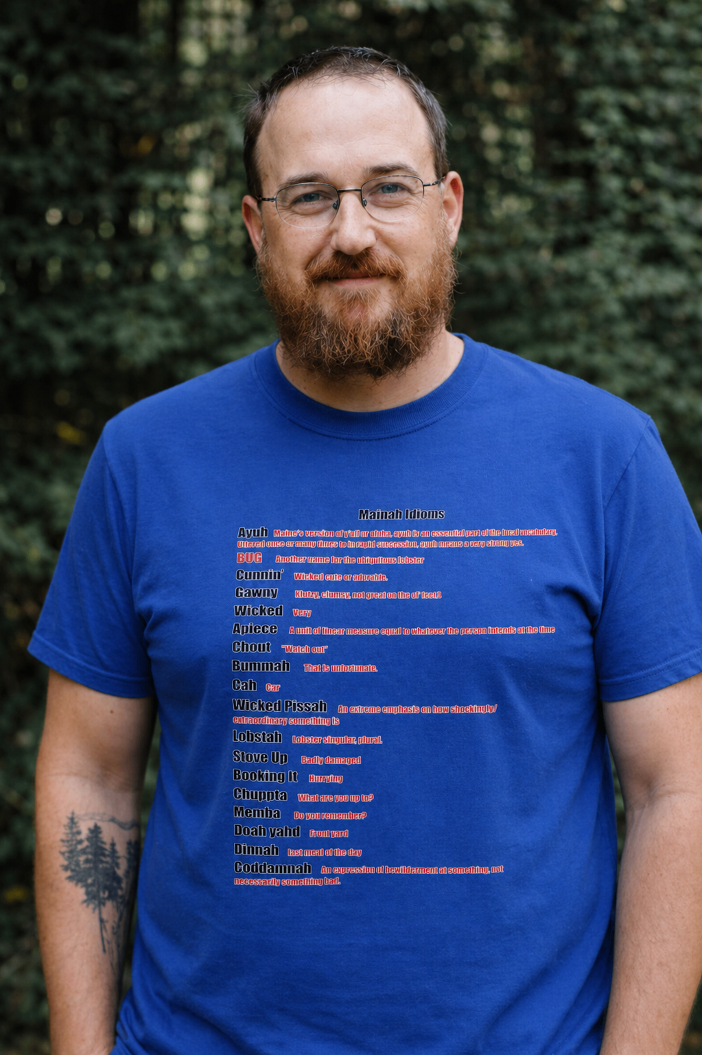 T Shirt Maine Idioms