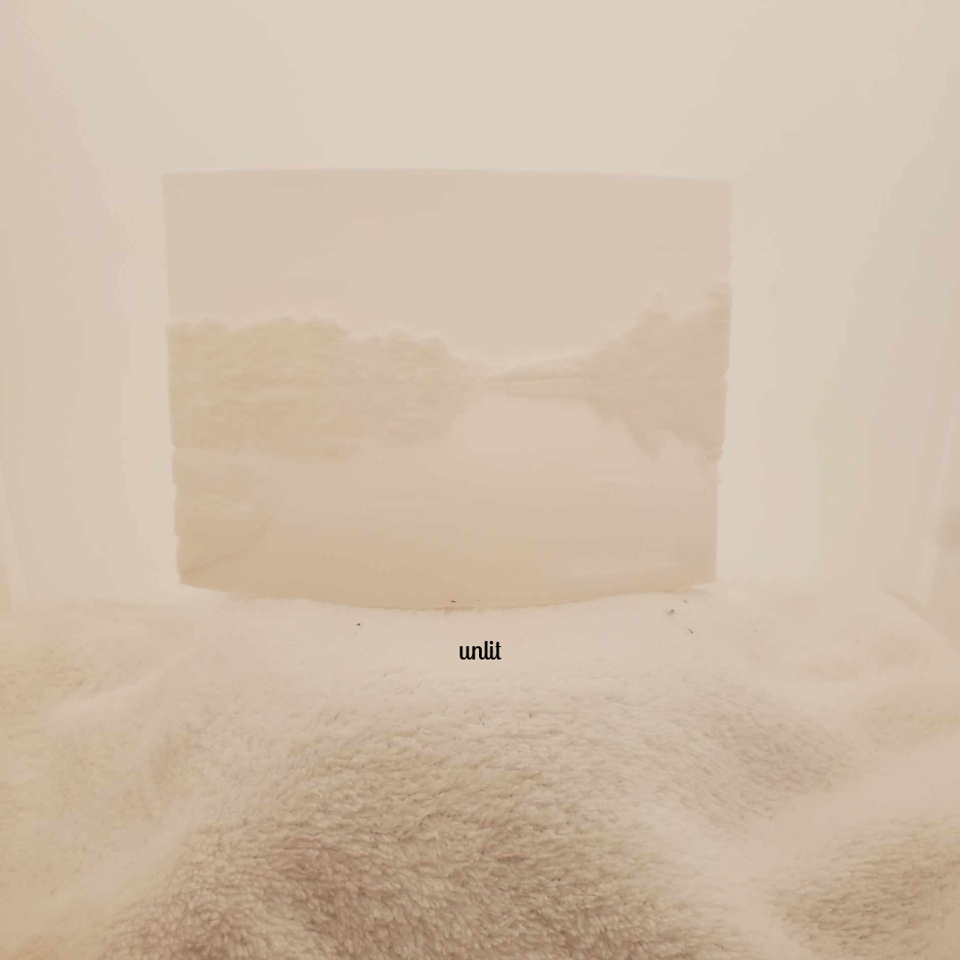 Donnell Pond Lithophane Puck Light