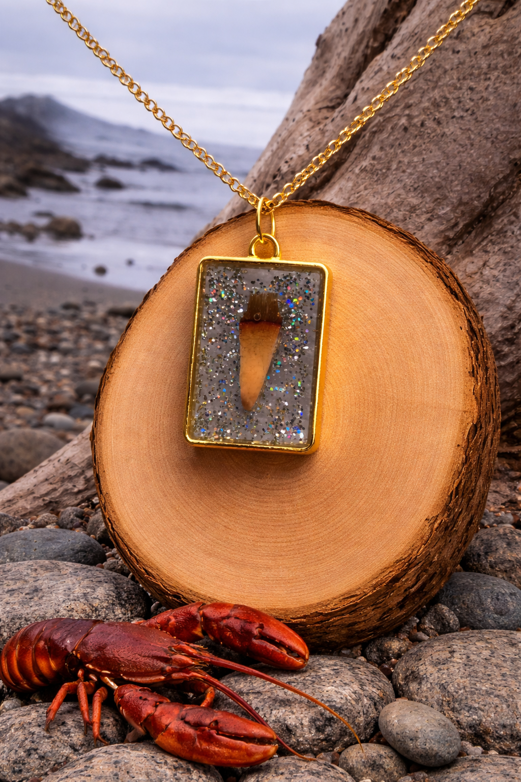 Lobster Notch Sparkle Necklace
