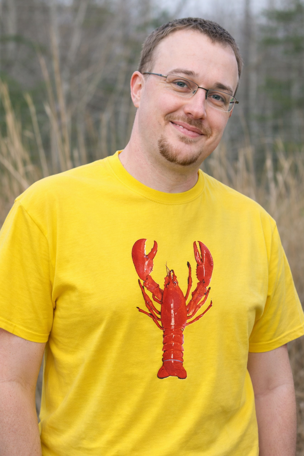 T shirt with lobster