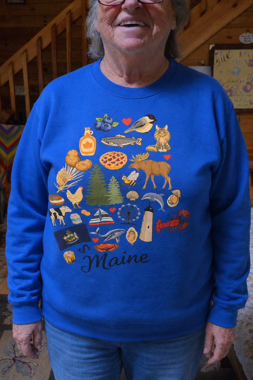 Sweatshirt Maine Things