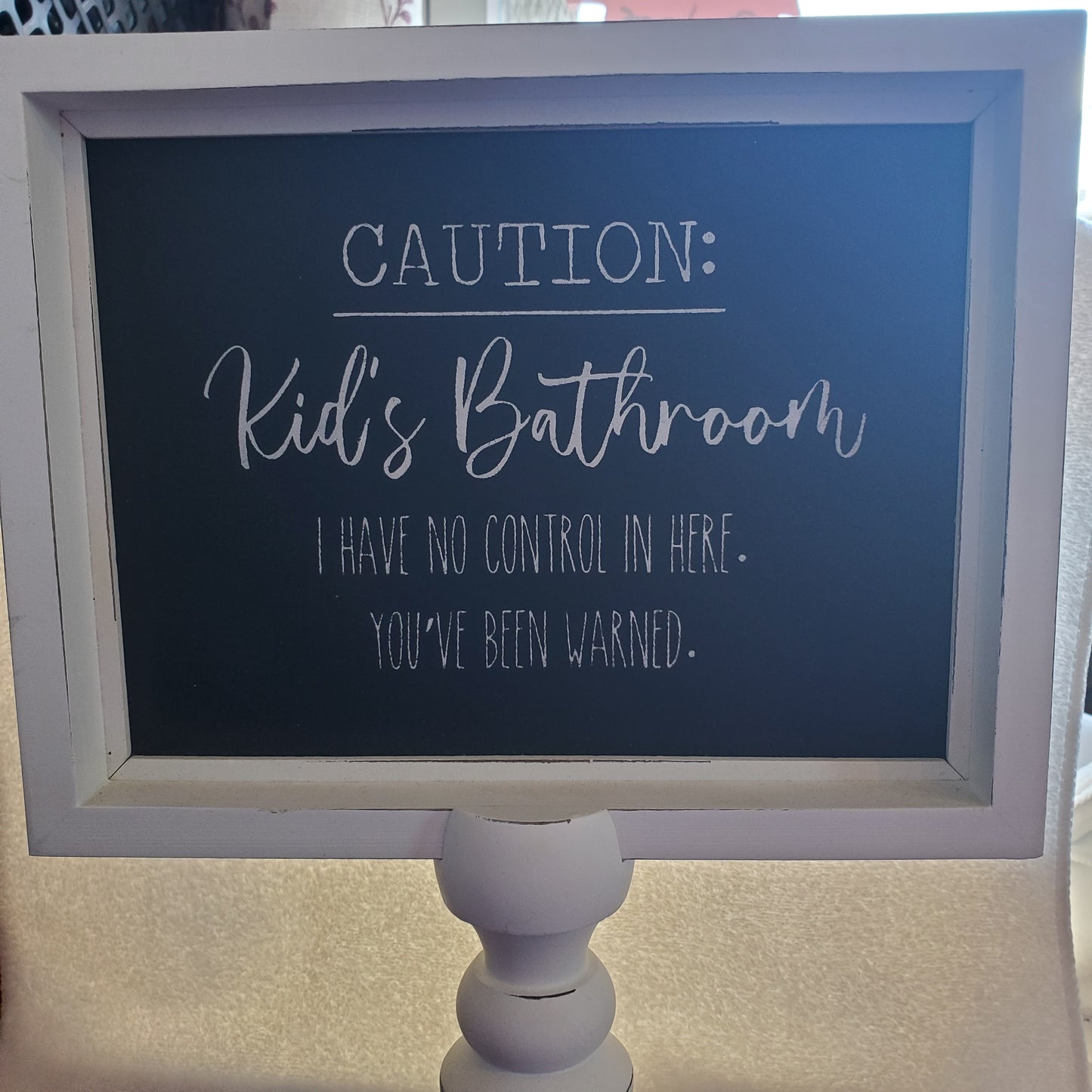 Sign Kids Bathroom