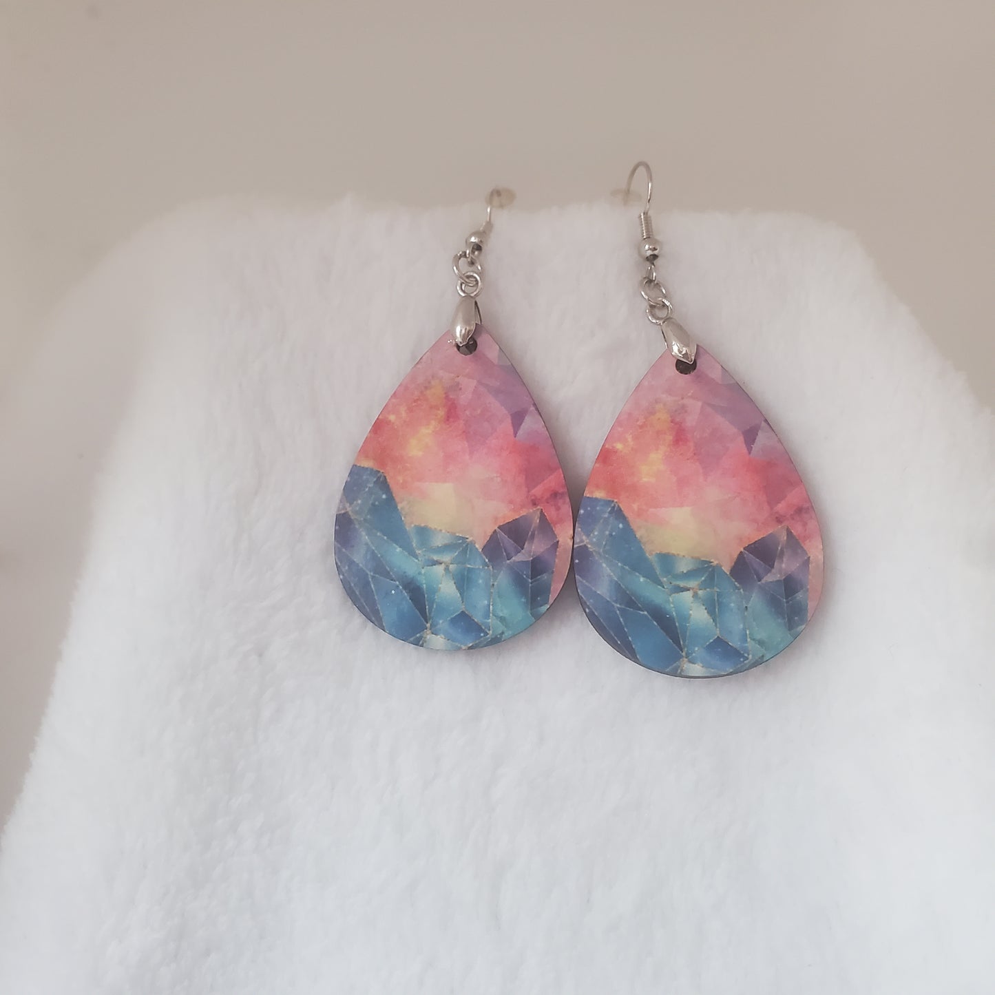 Teardrop Earrings Crystals