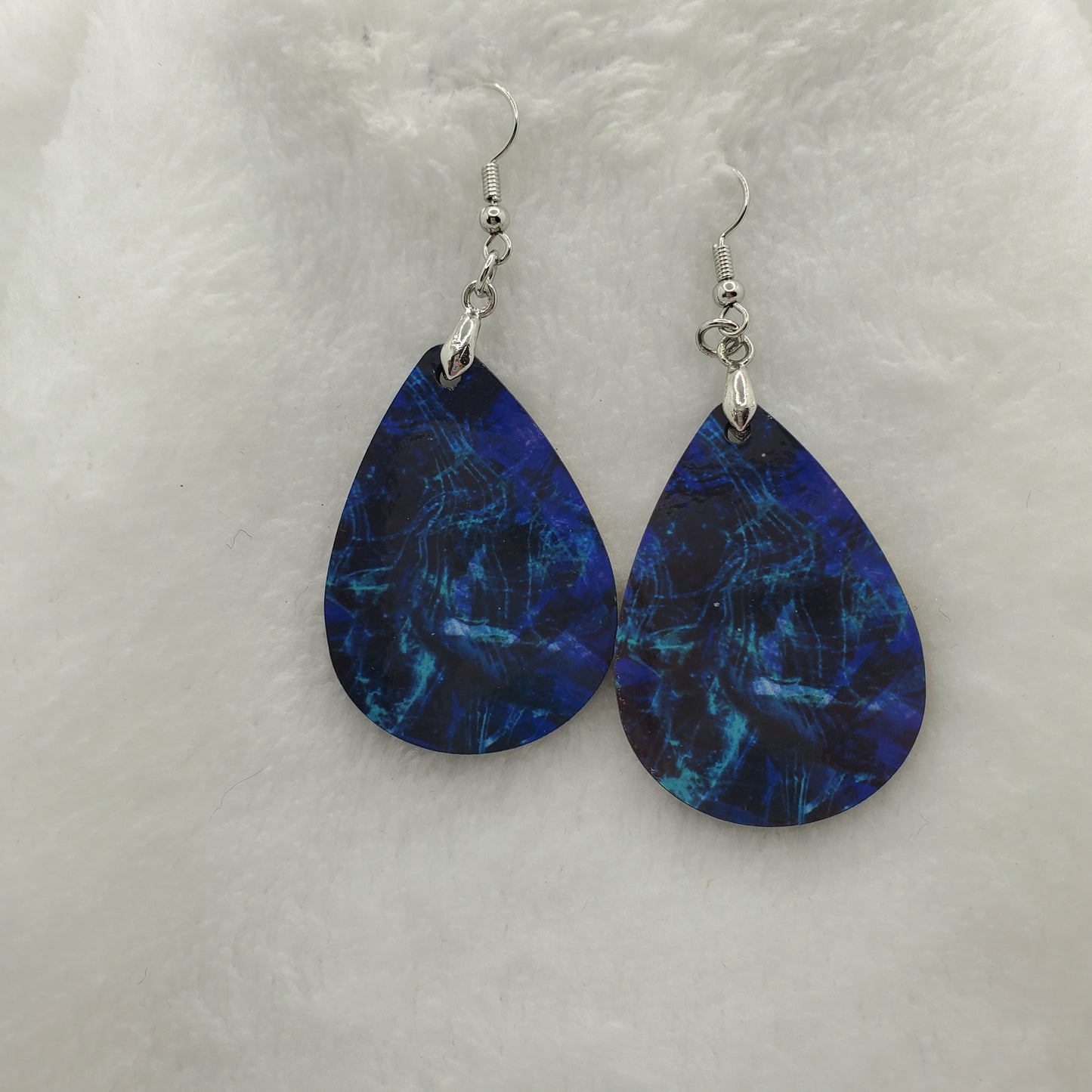 Earrings Blue Diamond