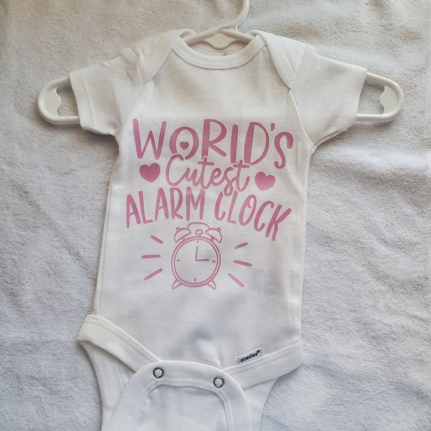 Onesie Cutest Alarm Clock