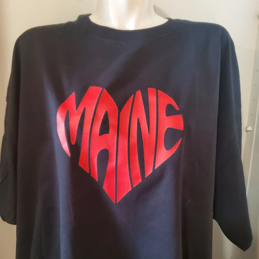 T shirt Maine has my heart