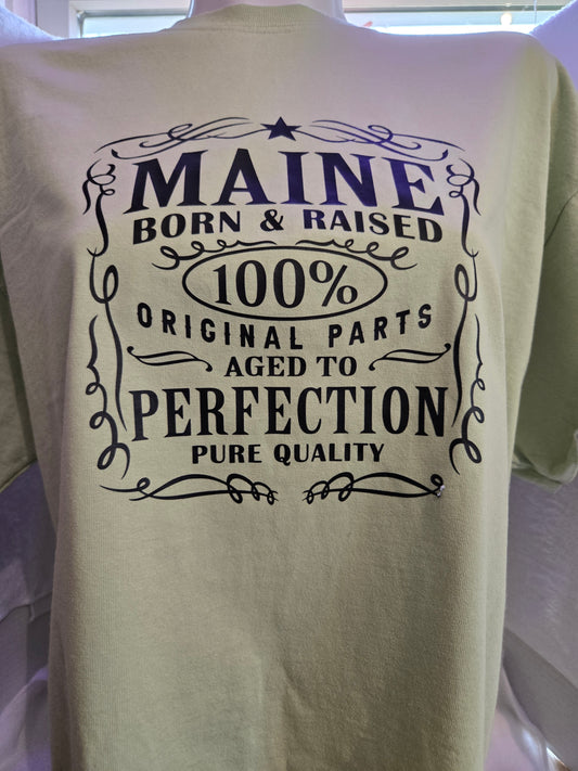 T shirt Maine Born & Raised