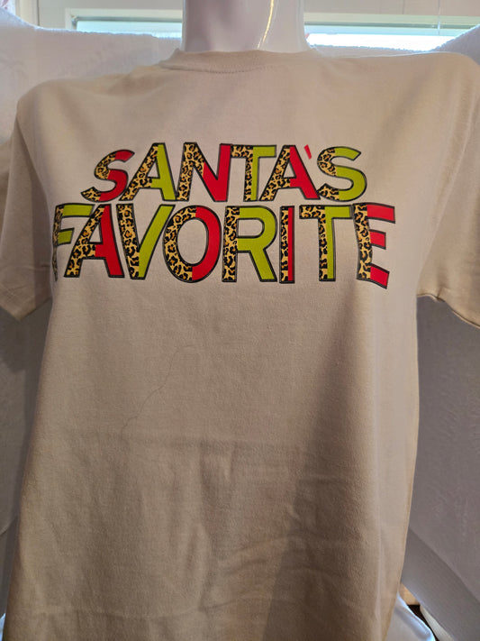 T shirt Santa's Favorite