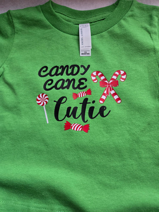 T shirt Candy Cane Cutie