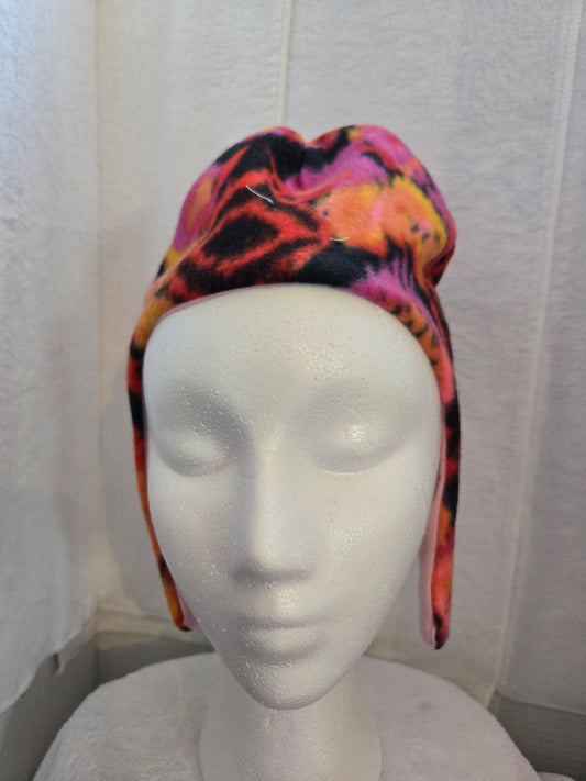 Bomber Hat pink multi color