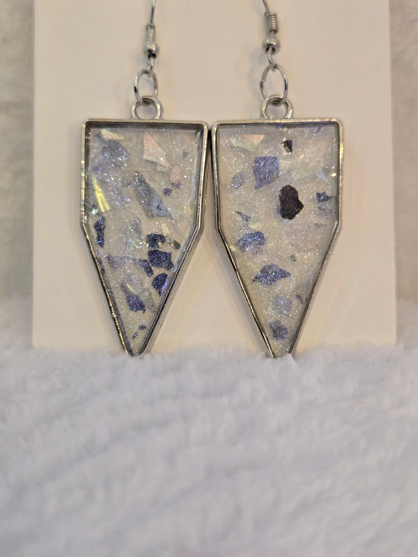 Earrings Crushed Seaglass