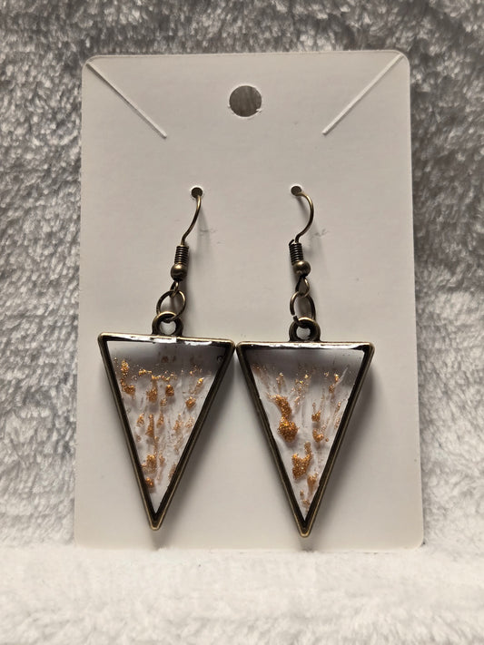 Earrings Gold Triangle