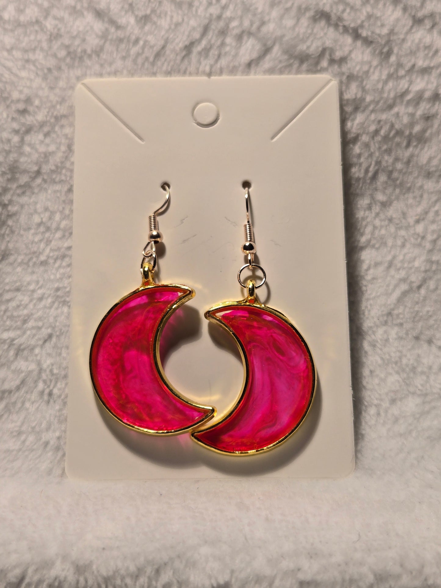 Earrings Pink Moons