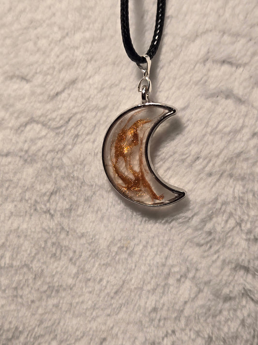 Necklace Gold Moon