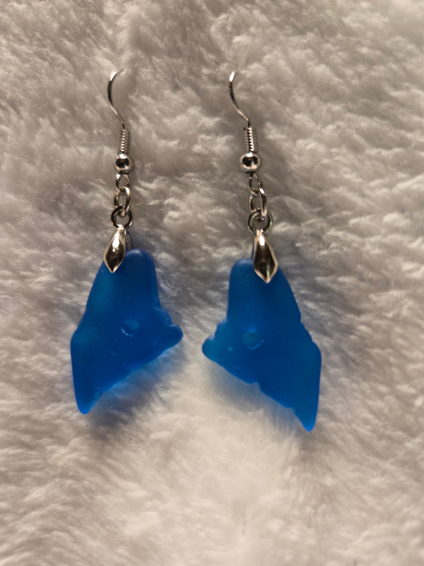 Maine Shapped Sea Glass Earrings