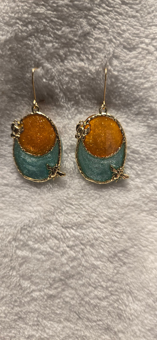 Butterfly Resin Earrings