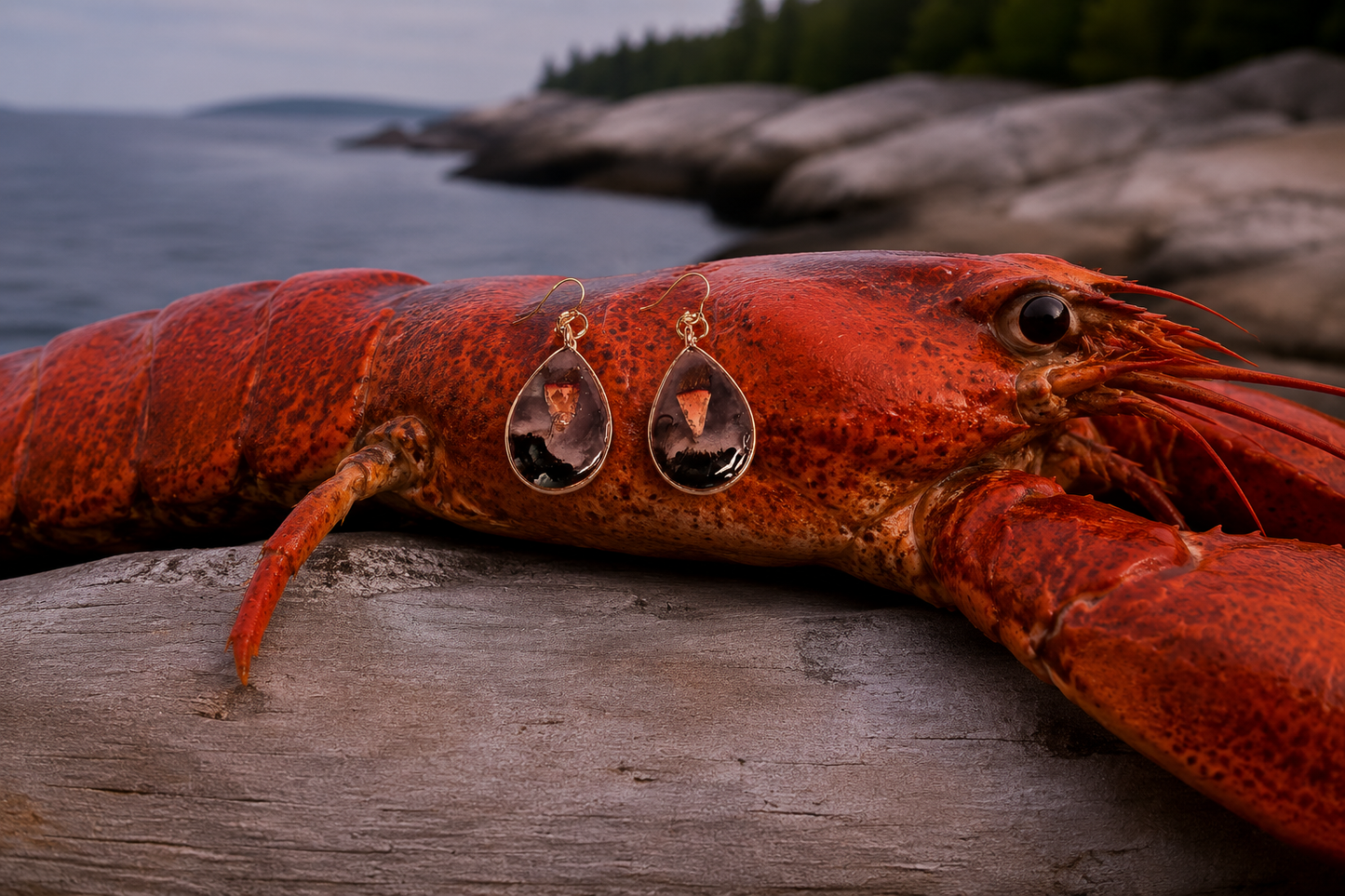 Lobster Notch Earrings