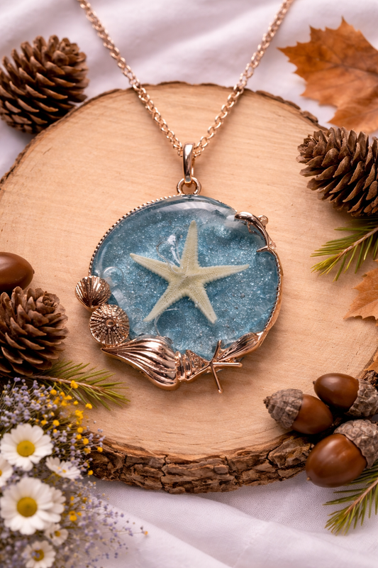 Ocean Themed Starfish Necklace