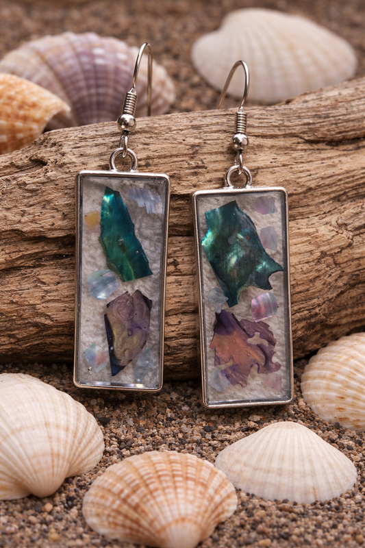 Albalone Shards Earrings