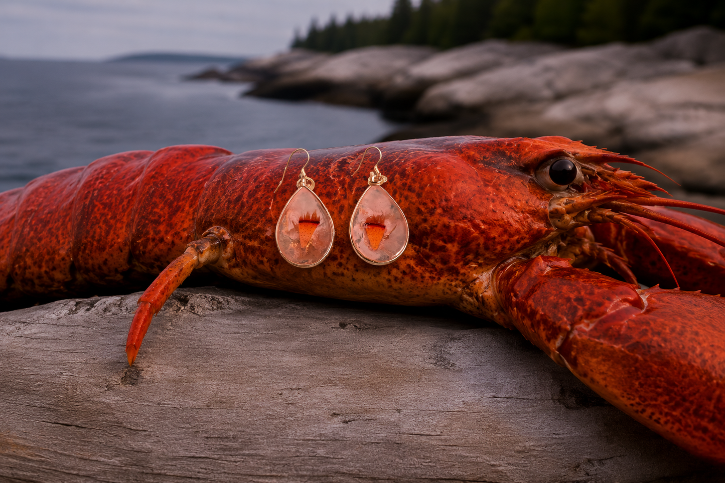 Lobster Notch Earrings