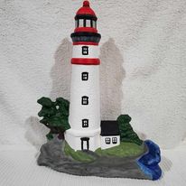 Lighthouse Handpainted Ceramic