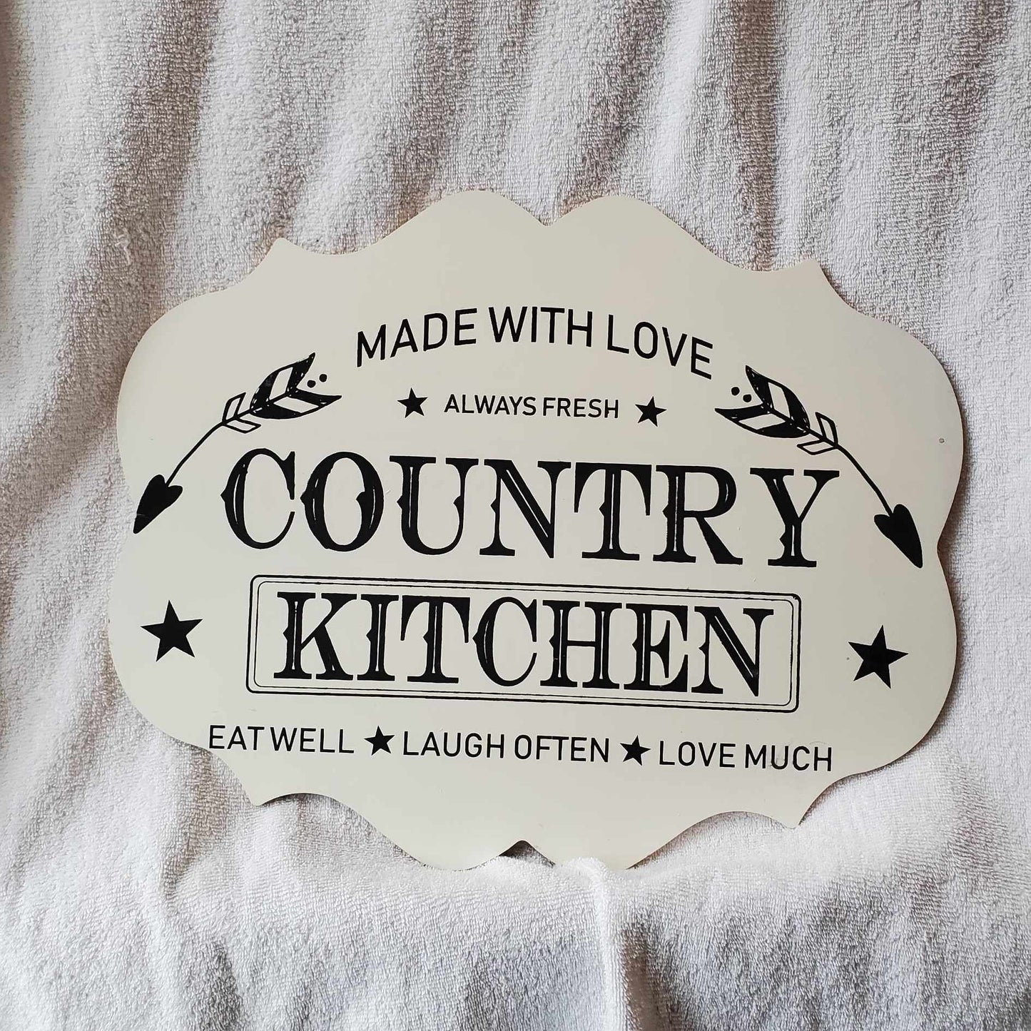 Country Kitchen Hand Chalked Sign