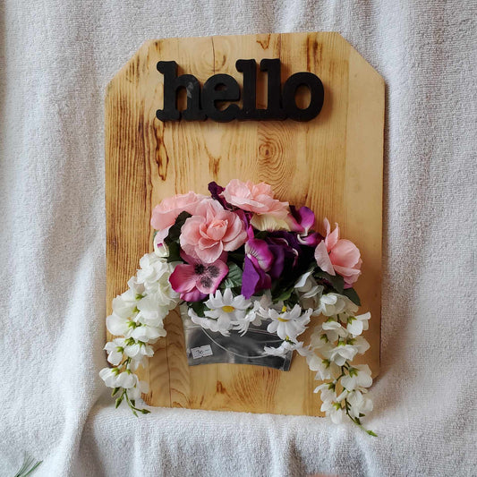 Hello with Flowers