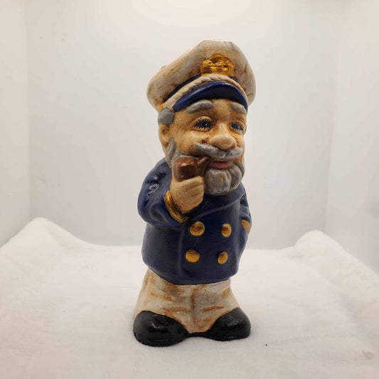 Sea Captain Hand Painted Cerment