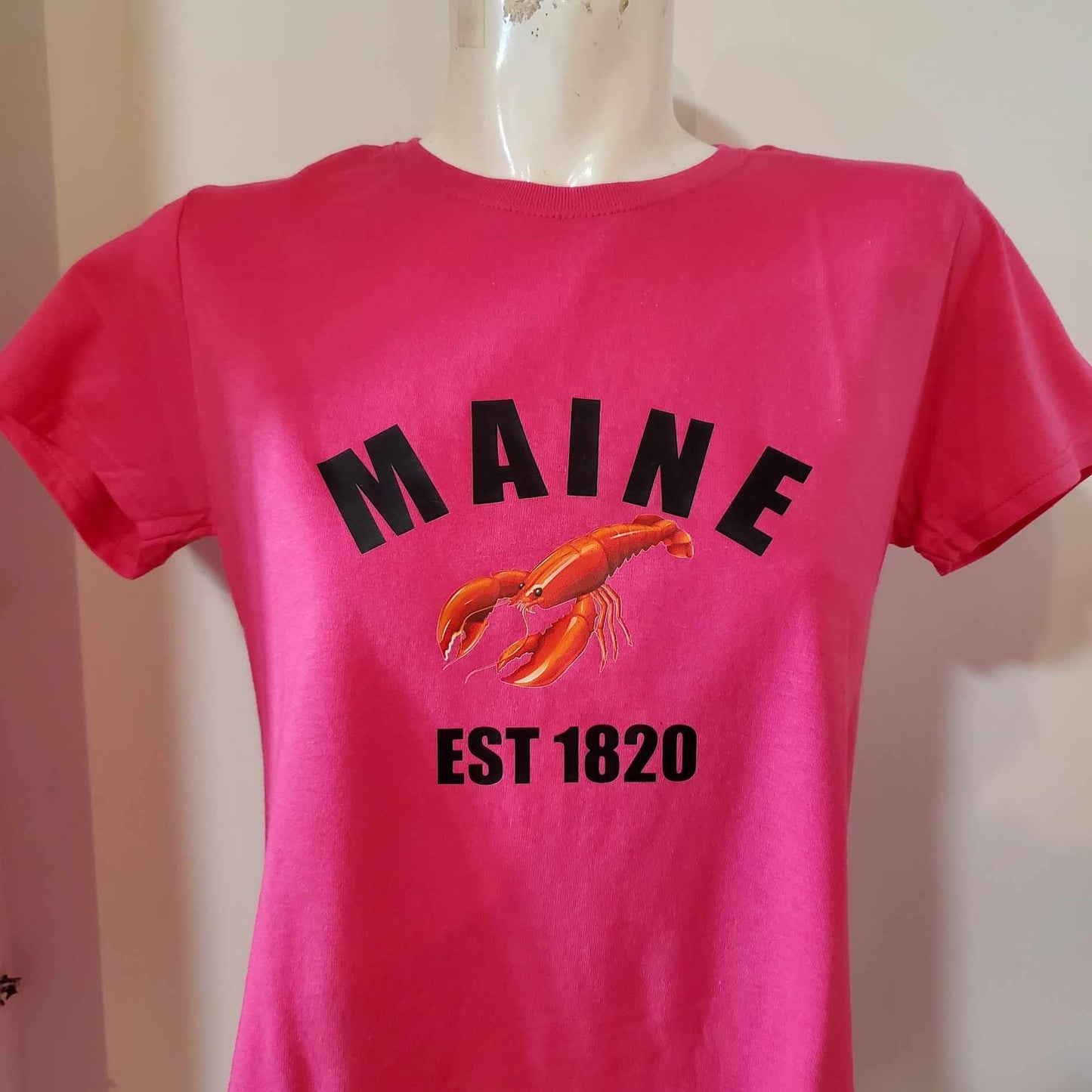 T Shirt Maine Est 1820 Lobster