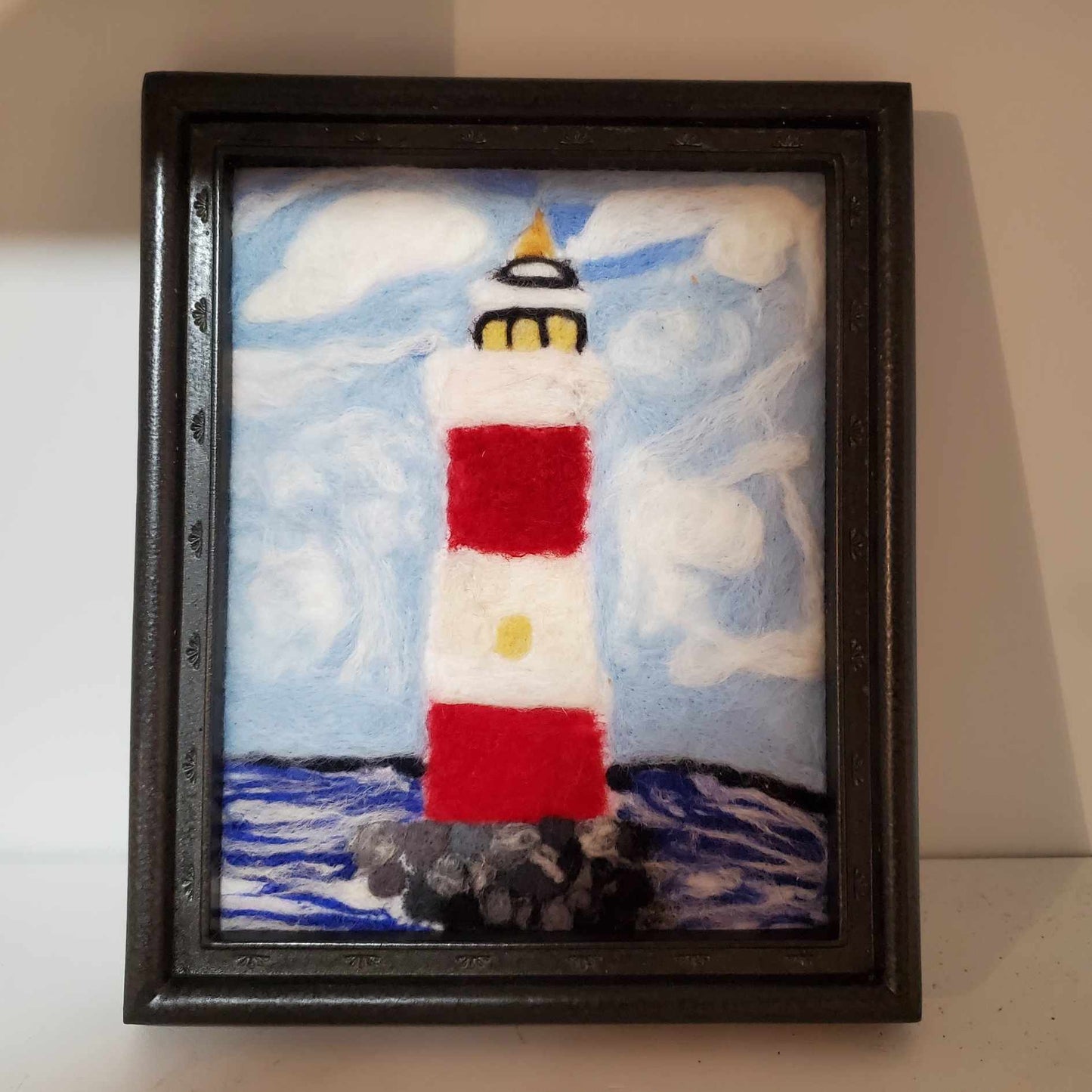 Felted Art Lighthouse