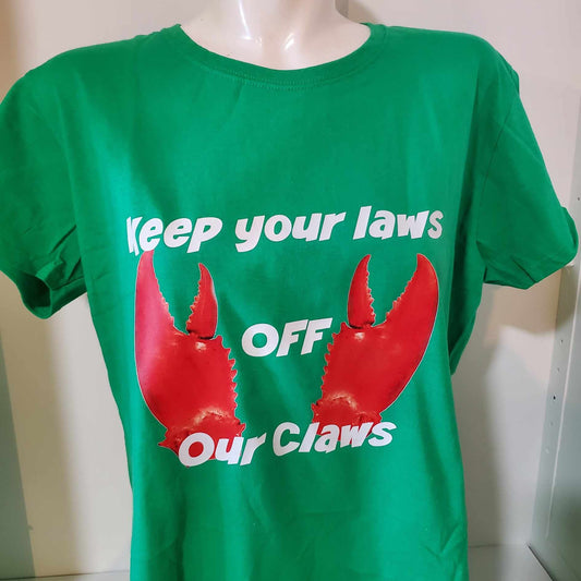 T Shirt Hands Off Claws