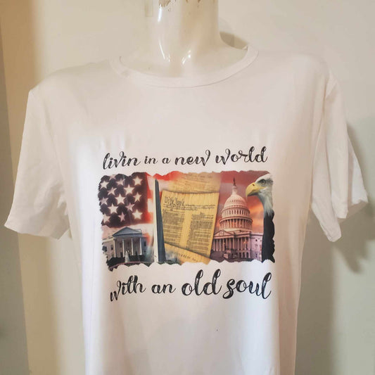 T Shirt New World Old Soul