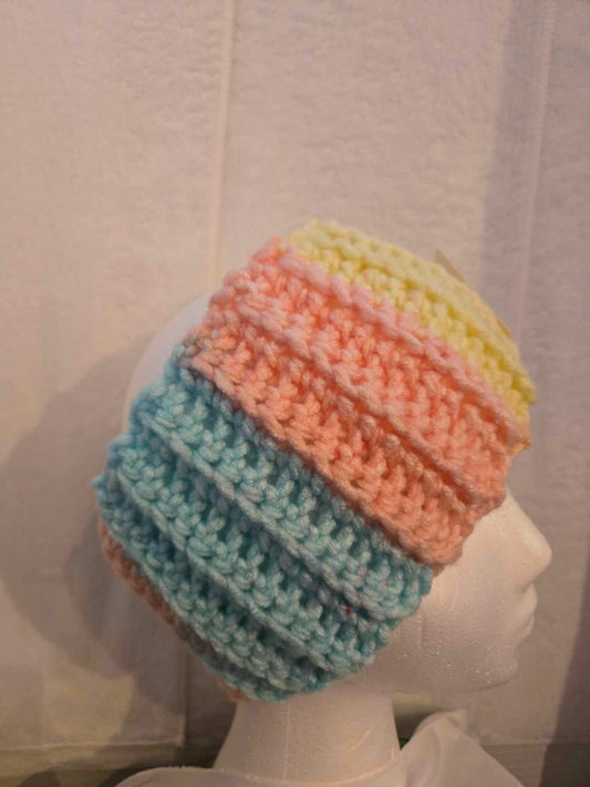 Ear Warmer multi colored pastel