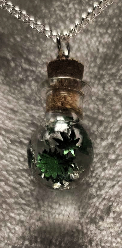 Pot Leaves in a Bottle