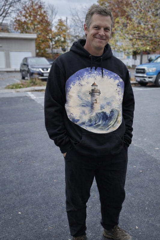 Hoodie with Lighthouse