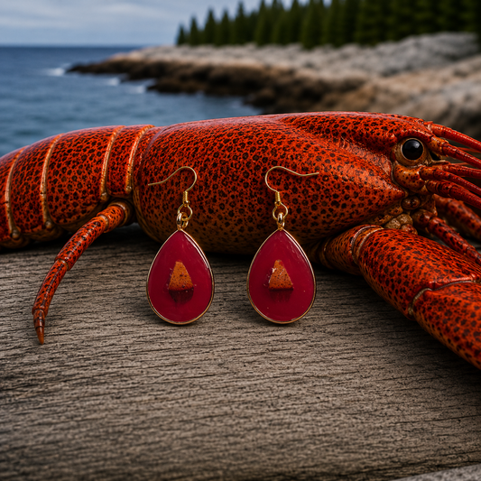 Lobsterr Notch Earruings
