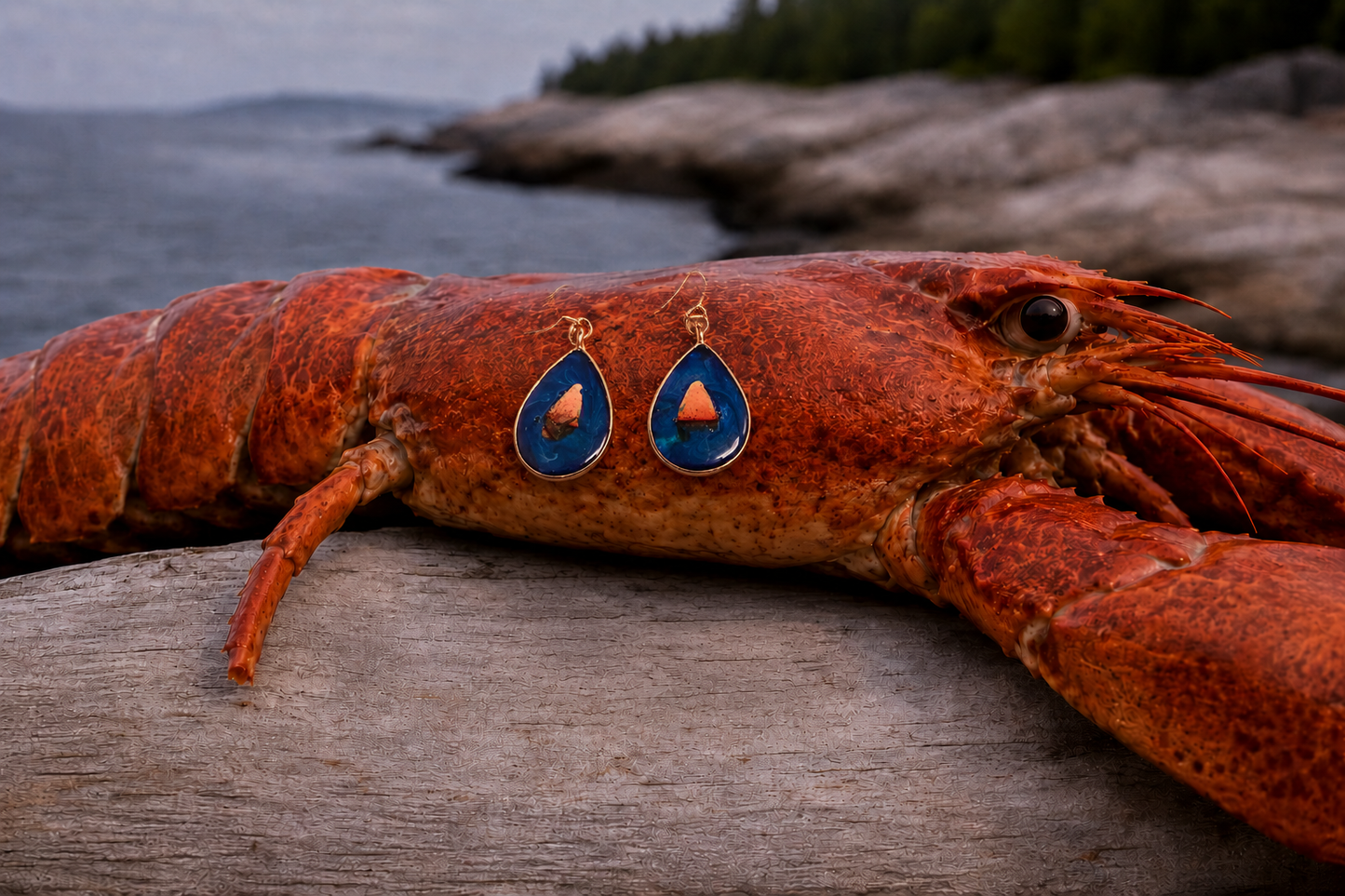 Lobster Notch Earrings