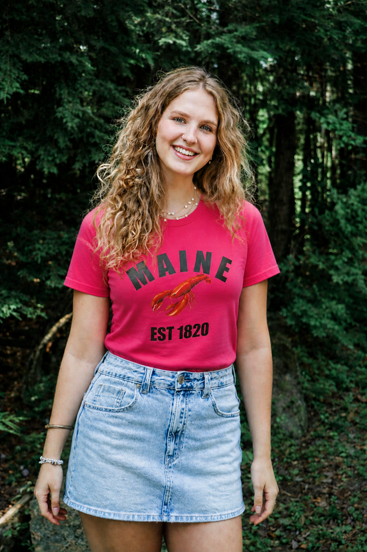 T Shirt Maine/Lobster and EST