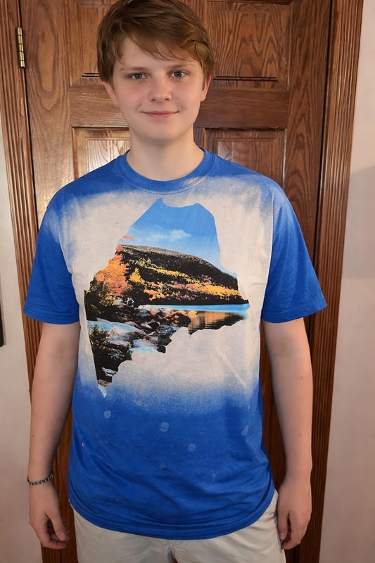 T shirt Maine State scenic